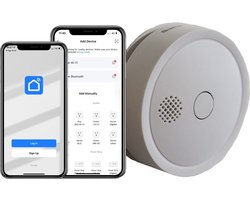 Slimme rookmelder met wifi - Smart rookmelder - Slimme brandmelder - WiFi - Werkt met Smart Life app - Smartlife - 5 jaar batterij - 85 decibel - Wit