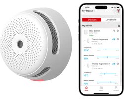 X-Sense XS01-M Slimme rookmelder met WiFi - Link+ Pro - Draadloos RF koppelbaar - Brandalarm