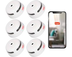 X-Sense XS01-WT Slimme rookmelder met wifi - 6 Rookmelders - Tuya Smart Home - Voldoet aan Europese norm - Brandalarm