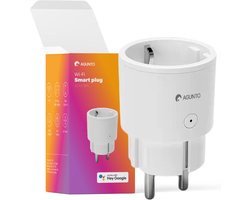 Agunto AGU-SP1 - Slimme Stekker - Smart Plug - Tijdschakelaar - Energiemeter - Google Home