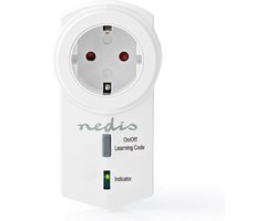 Nedis RF-stekker - Mesh / 433 MHz - IP20 - 3680 W - Randaarde stekker / Type F (CEE 7/7) - -10 - 40 °C - Wit