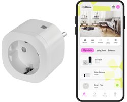 omajin Smart Plug SK - Slimme stekker - WiFi - Timerfunctie - Compitabel met Amazon Alexa en Google Home - Bediening via Omajin Slimme App - Wit