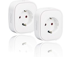 PWR4U® Smart Plug - Set van 2 - Google Home - Slimme stekker - Meet tevens verbruik - Alexa geschikt