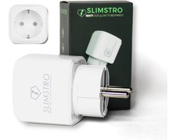 Slimstro Smart Plug - Slimme Stekker met Verbruik Meter - Te bedienen vanaf de app - Wifi & Bluetooth