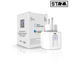 Staza® Slimme Stekker - Smart Plug - Incl. Tijdschakelaar & Energiemeter