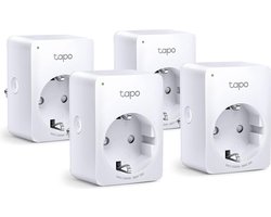 TP-Link Tapo P100 - Slimme Stekker - Smart Plug - 4 stuks - WiFi Stopcontact