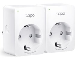 TP-Link Tapo P110 - Slimme Stekker - Smart Plug - 2 stuks - WiFi Stopcontact - Energiebewaking