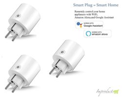 Wifi stopcontact intelligent sterkker / smart plugs maakt alles slimmer 3 stuks