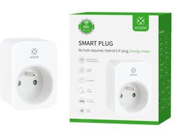 WOOX Wifi Smart Plug - Met energiemonitor - Met penaarde - R6128