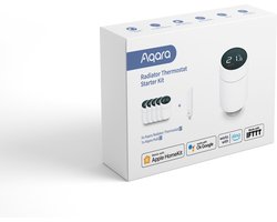 Aqara Radiator Thermostaat E1 - Starter Kit - Werkt met HomeKit - Incl. Aqara Hub E1