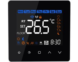 Helios 630 combi WiFi Tuya Thermostaat voor infrarood panelen en elektrische vloerverwarming - 16A - zwart