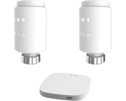 Kit van 2 universele verbonden thermostatische koppen + Zigbee Gateway - Overig - Kit 2 têtes + 1 passerelle - SILUMEN