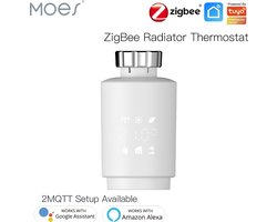 MOES Tuya ZigBee Slimme Radiator Thermostaat - Slimme Radiatorknop - Tuya Smart Life - ZigBee