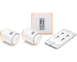 Netatmo slimme thermostaat - Incl. 2 Radiatorknoppen