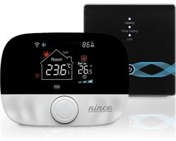 Nince Thermostaat CV ketel - Slimme Thermostaat Voor CV - Digitaal - Handmatig Programmeerbaar - Incl RF module