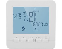 Programmeerbare Thermostaat Digitaal LCD-scherm - Slimme Temperatuurregelaar - Eenvoudig Te Installeren - Handig in Gebruik - Thuisbediening Binnentemperatuur