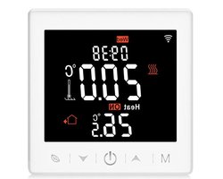 Smart thermostaat R9W AC 230 V 3 A voor waterverwarmingssystemen - 24 GHz wifi-thermostaat met ultragroot touchscreen - compatibel met Alexa Echo/Google Home