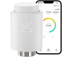 Thermostatic Radiator Valve Smart Thermostat with App Functionality - Zigbee Thermostat for TRVZB - Alexa/Home Assistant Compatible