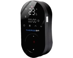 Thorgeon Digital Wi-Fi Plug-In Thermostat Black