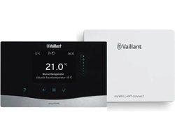 Vaillant sensohome VRT380 klokthermostaat bedraad plus myVAILLANT connect internetmodule ACTIEpakket