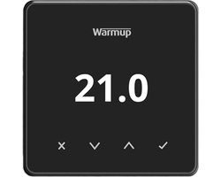 WARMUP Element WiFi thermostaat | Elektrische vloerverwarming | Kleur: Zwart