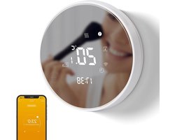 WIFI Verwarmingsthermostaat Touchscreen Intelligente Kamerthermostaat voor Gasboiler Vloerverwarming - Compatibel met Alexa en Google - 3A