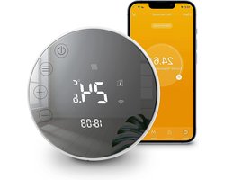 WIFI Verwarmingsthermostaat Tuya Slimme Thermostaat Touchscreen - Kamerthermostaat voor Waterverwarming Vloerverwarming - Compatibel Alexa Google 3A