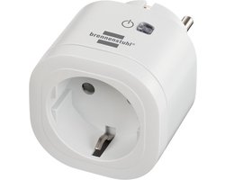 brennenstuhl®Connect Smart Plug WA 3000 XS01 (Slimme Stekker 2,4 GHz compatibel met Alexa en Google Assistant, smart stekker met Tijdsschakelaar, gratis app)