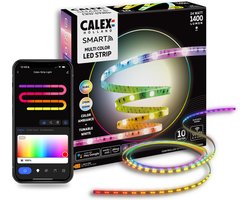 Calex Smart LED Strip - 10M, Slimme Lichtstrip, RGBIC+CCT, App bedienbaar, Binnengebruik, 24W