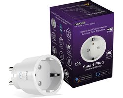 Docci SP33 Slimme Stekker Mini met Timer en Energiemeter - Wifi Smart Plug, Tijdschakelaar, App-bediening