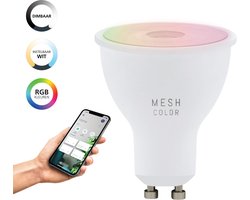 EGLO connect.z  Smart LED Lamp - GU10 - Ø 5 cm - Instelbaar RGB & wit licht - Dimbaar - Zigbee