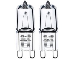 G Master PRO G9 Halogeen lichtbron - 230V - Dimbaar - 28w (vervangt 40W) - Halogeen lamp -(2 STUKS)