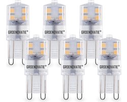 Groenovatie G9 LED Lamp - 2W - Warm Wit - Extra Klein - 6-Pack