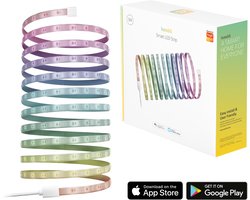 Hombli Smart LED Strip - RGB - 5 Meter - Wit en Gekleurd Licht - RGB - Bediening met app of stem - Wifi - 1 stuks