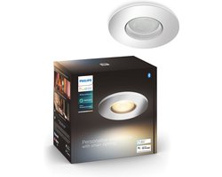 Philips Hue Adore badkamerinbouwspot - warm- tot koelwit licht – 1-pack - chroom