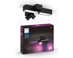 Philips Hue Centris Plafond Opbouwspot - White and Color Ambiance - GU10 - Zwart - 3 x 10,5W - Bluetooth