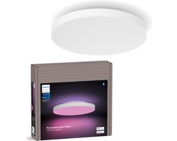 Philips Hue Datura paneellamp - wit en gekleurd licht - rond (klein) - wit