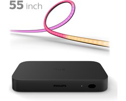 Philips Hue Entertainment Belevingspakket Voor 55 Inch Beeldscherm - Wit en Gekleurd Licht - Incl. 1 Hue HDMI Sync Box, 1 Hue Lightstrip 55 Inch - Hue White and Color Ambiance Gradient