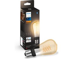 Philips Hue filament Edison lamp ST64 - warmwit licht - 1-pack - E27