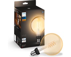 Philips Hue filament globelamp G125 - warmwit licht - 1-pack - E27