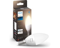 Philips Hue Kaarslamp Lichtbron E14 - zachtwit licht - 5,2W - Bluetooth