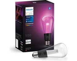 Philips Hue Lightguide edisonlamp ST72 - wit en gekleurd licht - E27