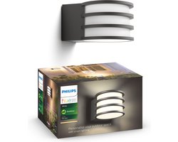 Philips Hue Lucca muurlamp - warmwit licht - zwart