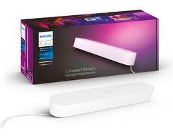 Philips Hue Play Lichtbalk Tafellamp basis - White and Color Ambiance - Gëintegreerd LED - Wit - 42W