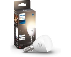 Philips Hue Slimme Lichtbron Luster E14 - warmwit licht - 5,7W - Bluetooth