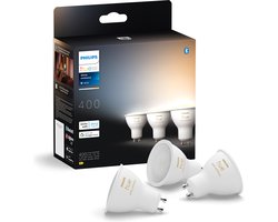 Philips Hue Spot - warm-tot koelwit licht - 3 pack - GU10