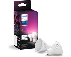 Philips Hue Spot - wit en gekleurd licht - 2 pack - GU10