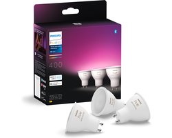 Philips Hue Spot - wit en gekleurd licht - 3 pack - GU10