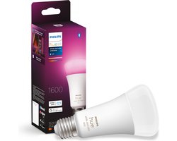 Philips Hue standaardlamp E27 Lichtbron - wit en gekleurd licht - 1-pack - 1600lm - Bluetooth