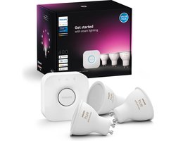 Philips Hue Starterkit - wit en gekleurd licht - 3 pack - GU10